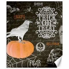 Vintage Halloween Canvas 8  X 10  by Valentinaart