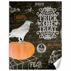 Vintage Halloween Canvas 12  X 16   by Valentinaart