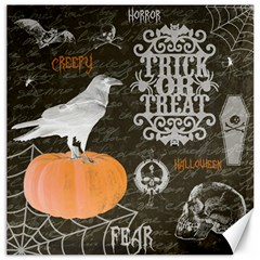 Vintage Halloween Canvas 16  X 16   by Valentinaart