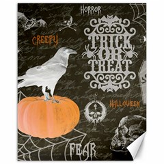 Vintage Halloween Canvas 16  X 20   by Valentinaart