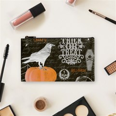 Vintage Halloween Cosmetic Bag (small)  by Valentinaart