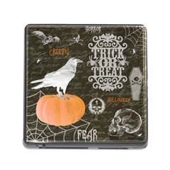 Vintage Halloween Memory Card Reader (square) by Valentinaart