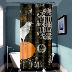 Vintage Halloween Shower Curtain 36  X 72  (stall)  by Valentinaart