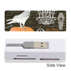 Vintage Halloween Memory Card Reader (stick)  by Valentinaart