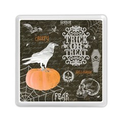 Vintage Halloween Memory Card Reader (square)  by Valentinaart