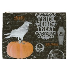 Vintage Halloween Cosmetic Bag (xxl)  by Valentinaart