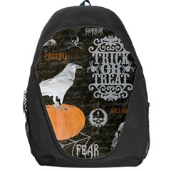 Vintage Halloween Backpack Bag by Valentinaart