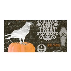 Vintage Halloween Satin Wrap by Valentinaart