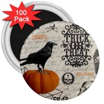 Vintage Halloween 3  Magnets (100 pack) Front