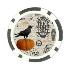 Vintage Halloween Poker Chip Card Guard (10 Pack) by Valentinaart