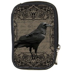 Vintage Halloween Raven Compact Camera Cases by Valentinaart