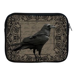 Vintage Halloween Raven Apple Ipad 2/3/4 Zipper Cases by Valentinaart