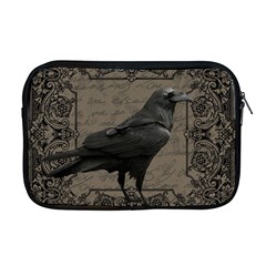 Vintage Halloween Raven Apple Macbook Pro 17  Zipper Case by Valentinaart