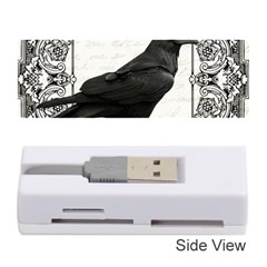 Vintage Halloween Raven Memory Card Reader (stick) 