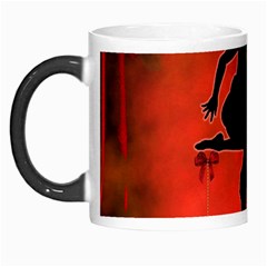 Dancing Couple On Red Background With Flowers And Hearts Morph Mugs by FantasyWorld7