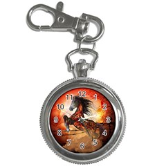 Awesome Creepy Running Horse With Skulls Key Chain Watches by FantasyWorld7