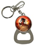 Awesome Creepy Running Horse With Skulls Bottle Opener Key Chains Front