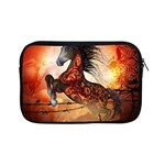 Awesome Creepy Running Horse With Skulls Apple iPad Mini Zipper Cases Front