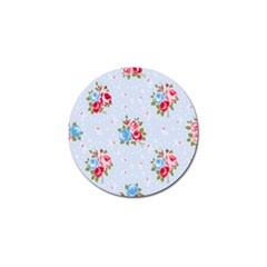 Cute Shabby Chic Floral Pattern Golf Ball Marker (4 Pack) by NouveauDesign