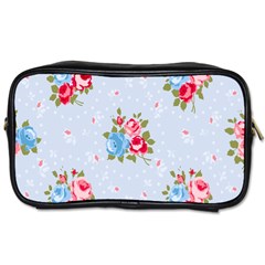 Cute Shabby Chic Floral Pattern Toiletries Bags by NouveauDesign