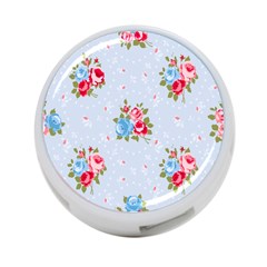 Cute Shabby Chic Floral Pattern 4-port Usb Hub (one Side) by NouveauDesign