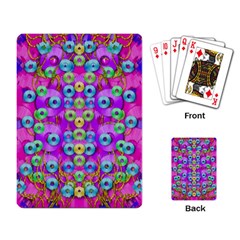 Festive Metal And Gold In Pop Art Playing Card by pepitasart