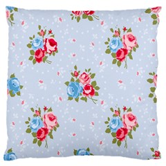 Cute Shabby Chic Floral Pattern Standard Flano Cushion Case (two Sides) by NouveauDesign