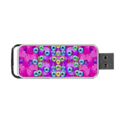 Festive Metal And Gold In Pop Art Portable Usb Flash (two Sides) by pepitasart