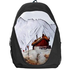 french coffee style abstract art Backpack Bag