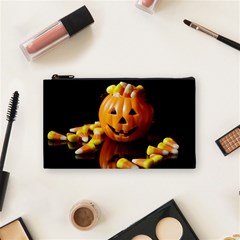 Halloween Pumpkin Cosmetic Bag (small)  by PhotoThisxyz