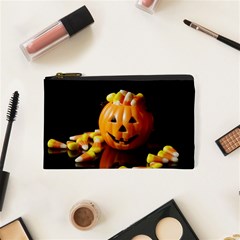 Halloween Pumpkin Cosmetic Bag (xs) by PhotoThisxyz