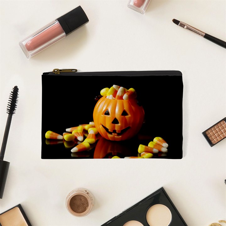 Halloween Pumpkin Cosmetic Bag (XS)