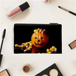 Halloween Pumpkin Cosmetic Bag (XS) Back