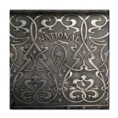 Art Nouveau Silver Tile Coasters by NouveauDesign