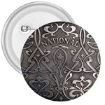 Art nouveau silver 3  Buttons Front