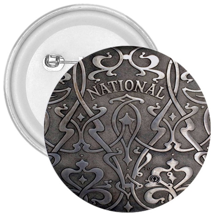 Art nouveau silver 3  Buttons