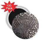 Art nouveau silver 2.25  Magnets (100 pack)  Front