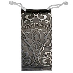 Art Nouveau Silver Jewelry Bag by NouveauDesign