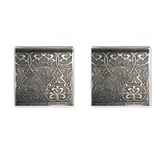 Art Nouveau Silver Cufflinks (square) by NouveauDesign