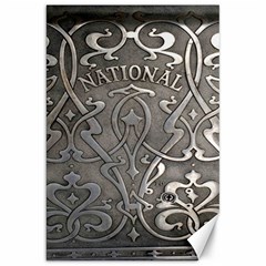 Art Nouveau Silver Canvas 20  X 30   by NouveauDesign