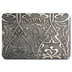 Art Nouveau Silver Large Doormat  by NouveauDesign