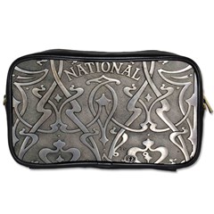 Art Nouveau Silver Toiletries Bags 2-side by NouveauDesign