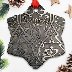 Art Nouveau Silver Ornament (snowflake) by NouveauDesign