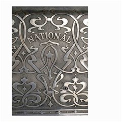 Art Nouveau Silver Small Garden Flag (two Sides) by NouveauDesign