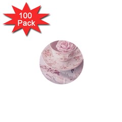 Shabby Chic High Tea 1  Mini Buttons (100 Pack)  by NouveauDesign