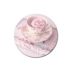 Shabby Chic High Tea Magnet 3  (round) by NouveauDesign