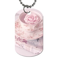 Shabby Chic High Tea Dog Tag (one Side) by NouveauDesign