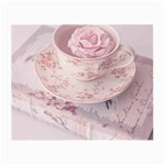 shabby chic high tea Small Glasses Cloth Front