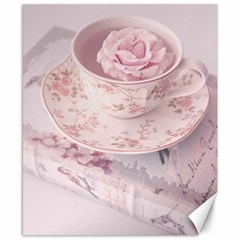 Shabby Chic High Tea Canvas 8  X 10  by NouveauDesign