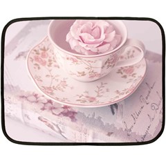 Shabby Chic High Tea Double Sided Fleece Blanket (mini)  by NouveauDesign